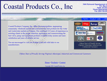 Tablet Screenshot of coastalproducts.net